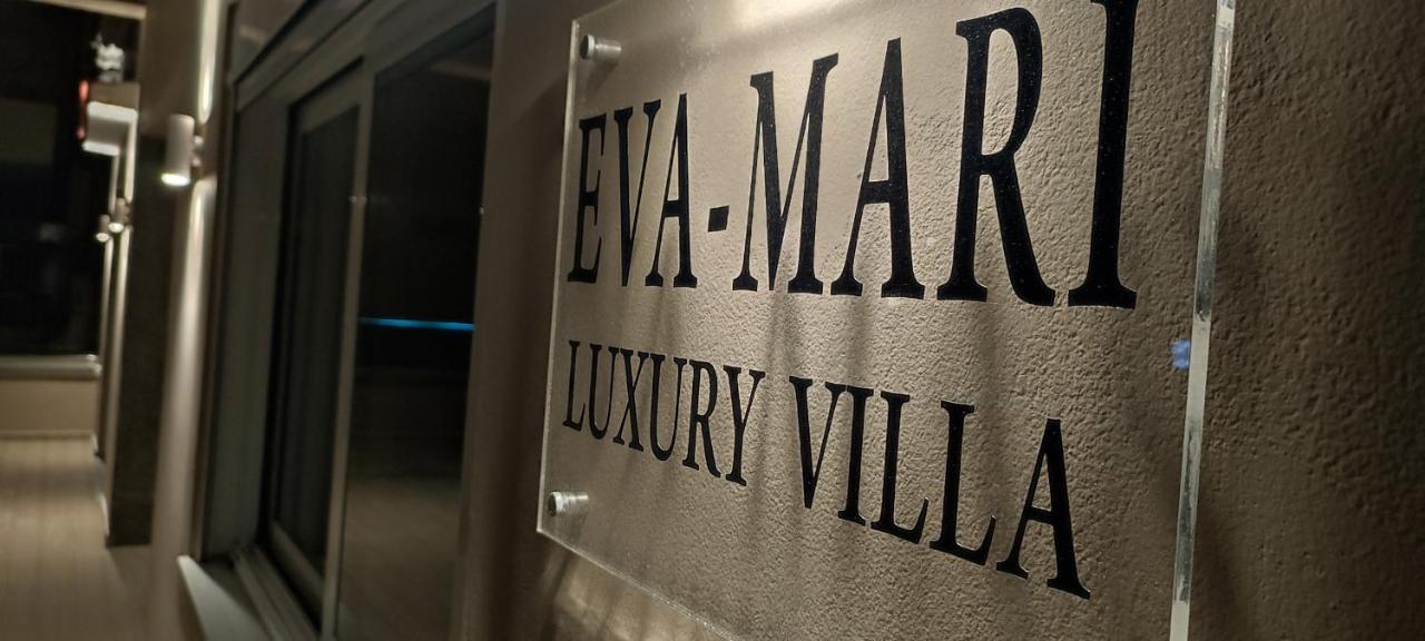 Luxury Villa Eva-Mari With Jacuzzi, 50M From The Beach Stalos Ngoại thất bức ảnh
