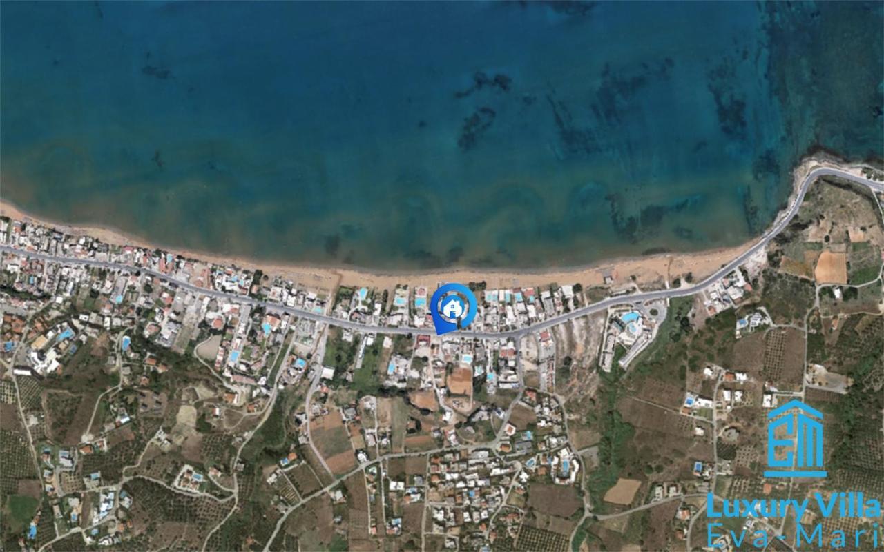 Luxury Villa Eva-Mari With Jacuzzi, 50M From The Beach Stalos Ngoại thất bức ảnh