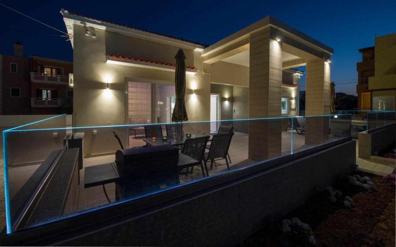 Luxury Villa Eva-Mari With Jacuzzi, 50M From The Beach Stalos Ngoại thất bức ảnh